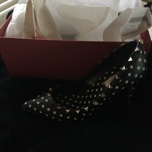 SOLD Valentino Polka dot rockstud Pumps (sold)
